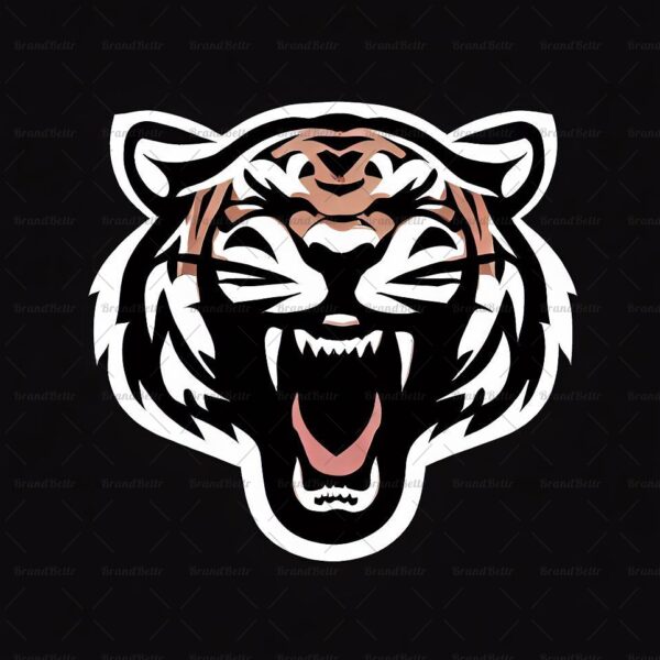 Brüllender Tiger